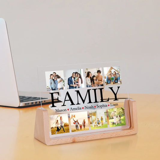 Personalisierte Familien Foto